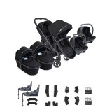 iCandy Peach 8 Twin Cocoon 360 Travel System - Black