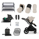 Ickle Bubba Stomp Luxe Cirrus Travel & Home Bundle - Black/Stone/Black
