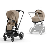 Cybex Priam Pram inc Lux Carrycot - Cozy Beige (Ex-Display)