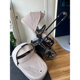 Cybex Priam Pram inc Lux Carrycot - Cozy Beige (Ex-Display)