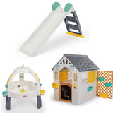 Dolu 3 Piece Deluxe Garden Play Bundle - Grey/White