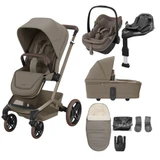 Maxi Cosi Fame 8 Piece Premium Travel System - Oak Truffle