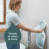 Angelcare Soft-Touch Mini Baby Bath Support - Aqua (Outlet)