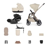 Venicci Tila 4-in-1 Cloud T + Base Travel System - Sabbia