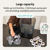 Baby Brezza SuperQuick Steriliser Dryer - All Black