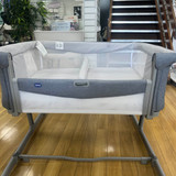 Chicco Next 2 Me Twins Bedside Crib - Magnet Grey (Ex-Display)