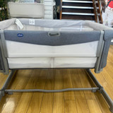 Chicco Next 2 Me Twins Bedside Crib - Magnet Grey (Ex-Display)