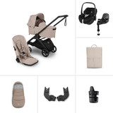 Bugaboo Dragonfly Plus Pebble 360 Pro2 Ultimate Bundle - Desert Taupe