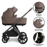 My Babiie MB450 LUXE 3-in-1 Travel System + Base - Cookie