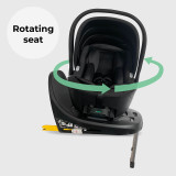 My Babiie MB450 LUXE 3-in-1 Travel System + Rotating Car Seat & Base - Cookie