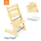 Stokke® Tripp Trapp® Highchair + Baby Set & Tray - Lemon Yellow