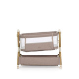 Obaby Cloud Bedside Crib - Nutmeg