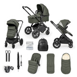 Ickle Bubba Stomp Luxe Elements 12-Piece Pram - Forest