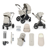 Ickle Bubba Stomp Luxe Elements 12-Piece Pram - Moonbeam