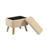 Bebe & Beyond Soother Nursing Chair & Stool - Oat