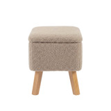 Bebe & Beyond Soother Nursing Chair & Stool - Biscuit