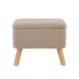 Bebe & Beyond Soother Nursing Chair & Stool - Biscuit
