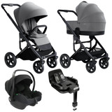 Avionaut Sirius 2 3-in-1 Travel System with Cosmo Smart & IQ Orbit Base - Grey