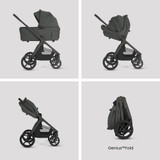Silver Cross Cove 2 Ultimate 360 Car Seat Bundle - Pewter