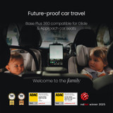 Silver Cross Cove 2 Ultimate 360 Family Car Seat Bundle - Pewter