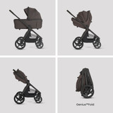 Silver Cross Cove 2 Cloud T Car Seat Bundle - Chocolate