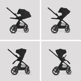 Silver Cross Cove 2 Cloud T Car Seat Bundle - Onyx
