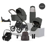 Silver Cross Cove 2 Pebble 360 Pro2 Car Seat Bundle - Pewter