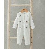 Mamas & Papas Safari Embroided Romper