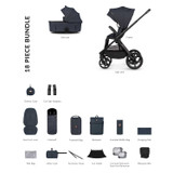 Venicci Upline 3 Hunter 2-in-1 18 Piece Essential Bundle - Navy