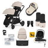 Ickle Bubba Virgo Nimbus Travel System - Black/Stone/Black