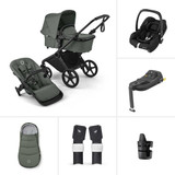 Bugaboo Cub Complete + Cabriofix i-Size & Base - Forest Green