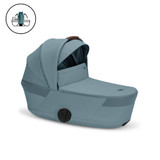 Cybex Balios + Fold Cot Ultimate Travel System Bundle - Stormy Blue