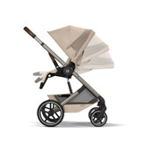 Cybex Balios + Fold Cot Ultimate Travel System Bundle - Almond Beige