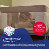 Chicco Next 2 Me Forever Bedside Crib - Almond