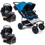 Mountain Buggy Duet Twin Travel System Bundle - Ocean