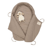 Voksi Wool Wrap - Walnut