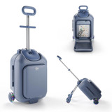 Kinderkraft CABBY Ride on Suitcase - Blue