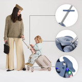 Kinderkraft CABBY Ride on Suitcase - Blue