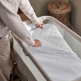 Mamas & Papas Lua 2 Bedside Crib - Mocha