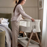 Mamas & Papas Lua 2 Bedside Crib - Sand