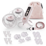 Kinderkraft GentleFlow Double Breast Pump - Pink