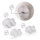 Kinderkraft MamaFlow Hands Free Single Breast Pump - Pink
