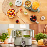 Babymoov Nutribaby Glass 2.0 Baby Food Maker - Sage (Outlet)