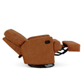 Obaby Madison Swivel Glider Recliner Chair - Chenille Marmalade