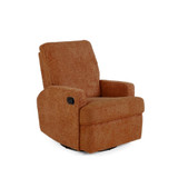Obaby Madison Swivel Glider Recliner Chair - Chenille Marmalade