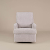 Obaby Madison Swivel Glider Recliner Chair - Chenille Marshmallow