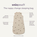 SnuzPouch Sleeping Bag 0-6m 1.0 Tog - Sand/Cloud