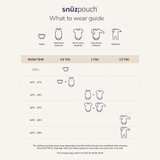 SnuzPouch Sleeping Bag 0-6m 1.0 Tog - Sand/Cloud