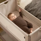 Snuz Twin Pack Crib Sheets - Mocha Cross