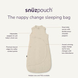 SnuzPouch Sleeping Bag 6-18m 1.0 Tog - Cashmere Cross